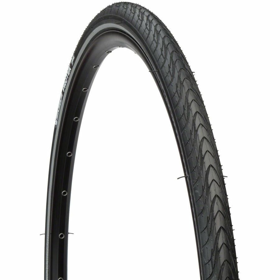 Bike Tires & Tubes * | Sale Michelin Protek Road Bike Tire, Ebike Tire 700 X 32, Clincher, Wire, Black