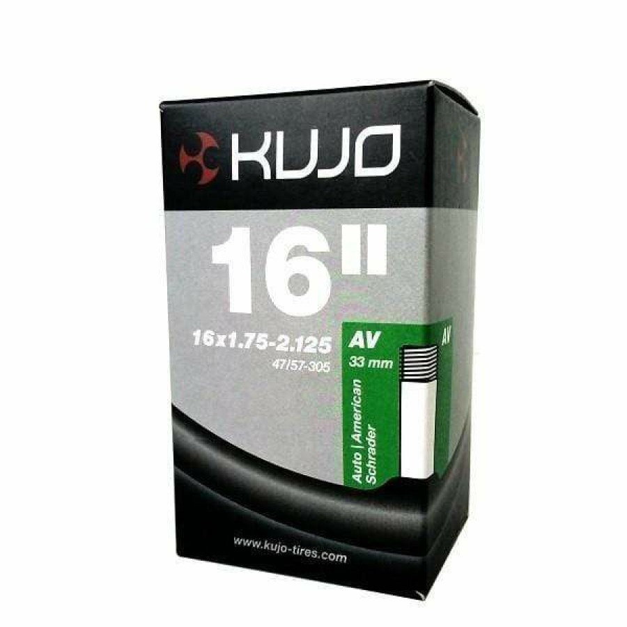 Bike Tubes & Accessories * | Good Quality Kujo 16 Schrader Valve Bike Tube 35Mm 16 X 1.75-2.125