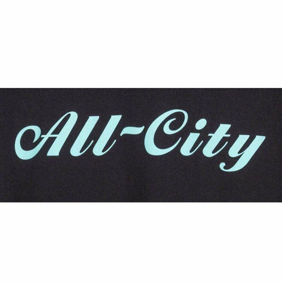 Bike Jerseys * | Online Sales All-City Women'S Logowear T-Shirt Black, Teal