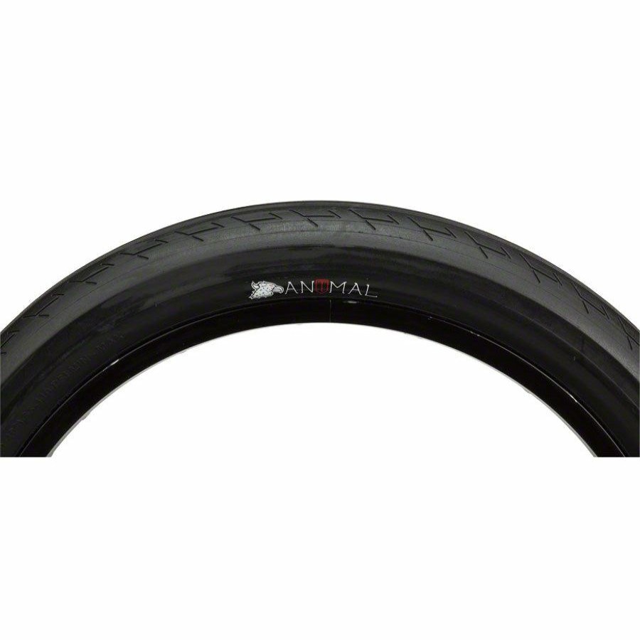 Bike Tires & Tubes * | Online Sales Animal T1 Bmx Bike Tire 20 X 2.4, Clincher, Wire, Black, 60Tpi