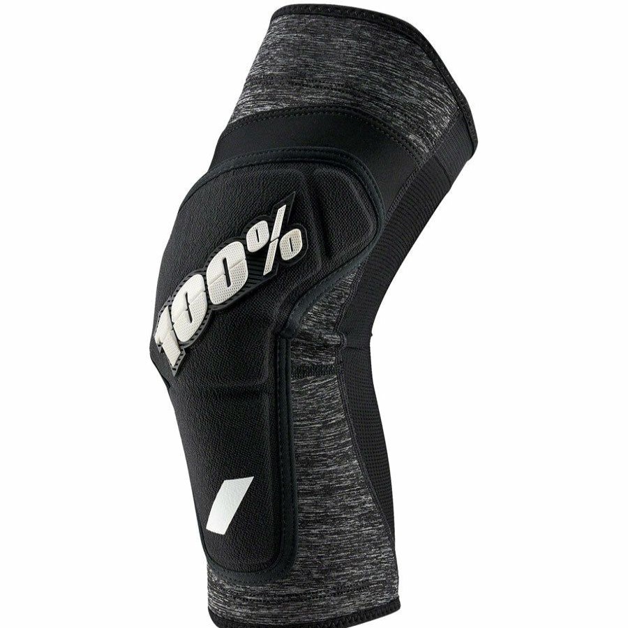 Bike Pads & Protection * | Classical Style 100% Ridecamp Mountain Bike Knee Guards Gray