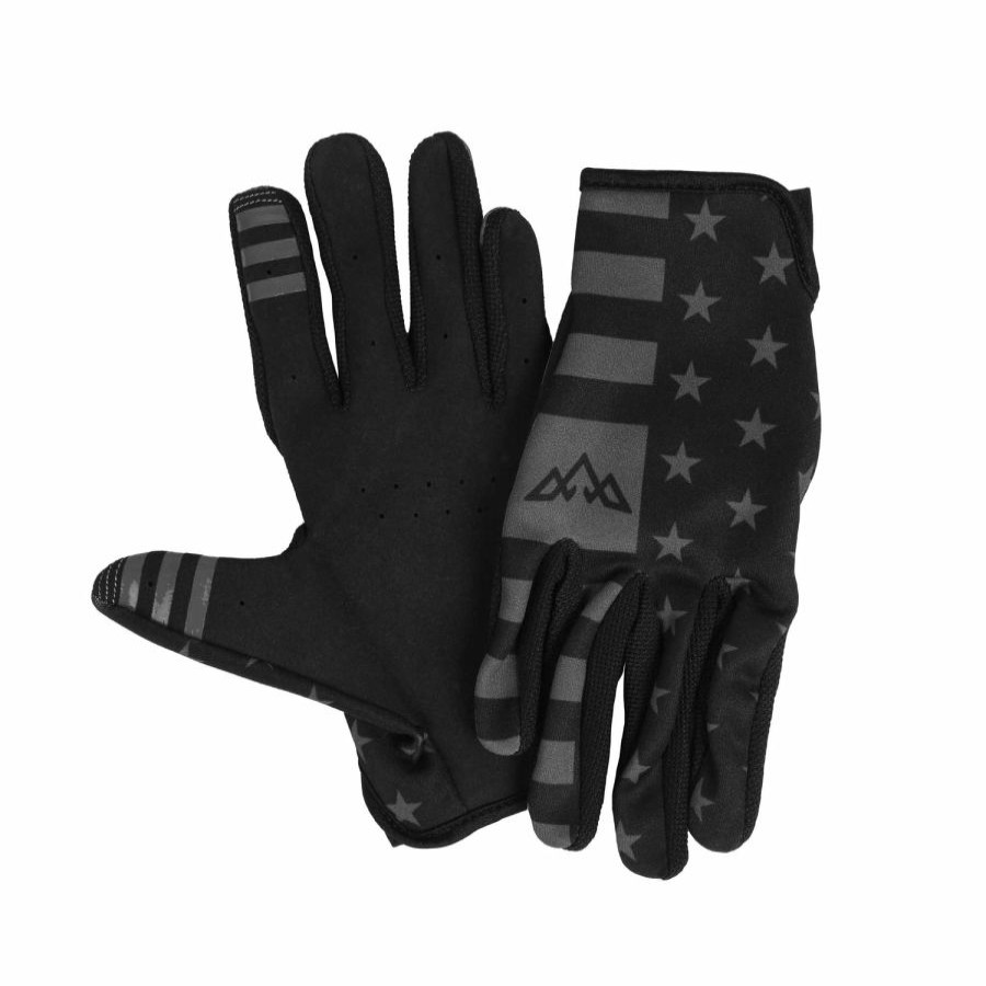 Bike Gloves * | Online Sales Tasco Ridgeline Black Flag Mountain Bike Gloves