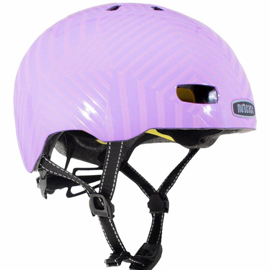 Bike Helmets * | Online Sales Nutcase Little Nutty Mips Child Bicycle Helmet Violet