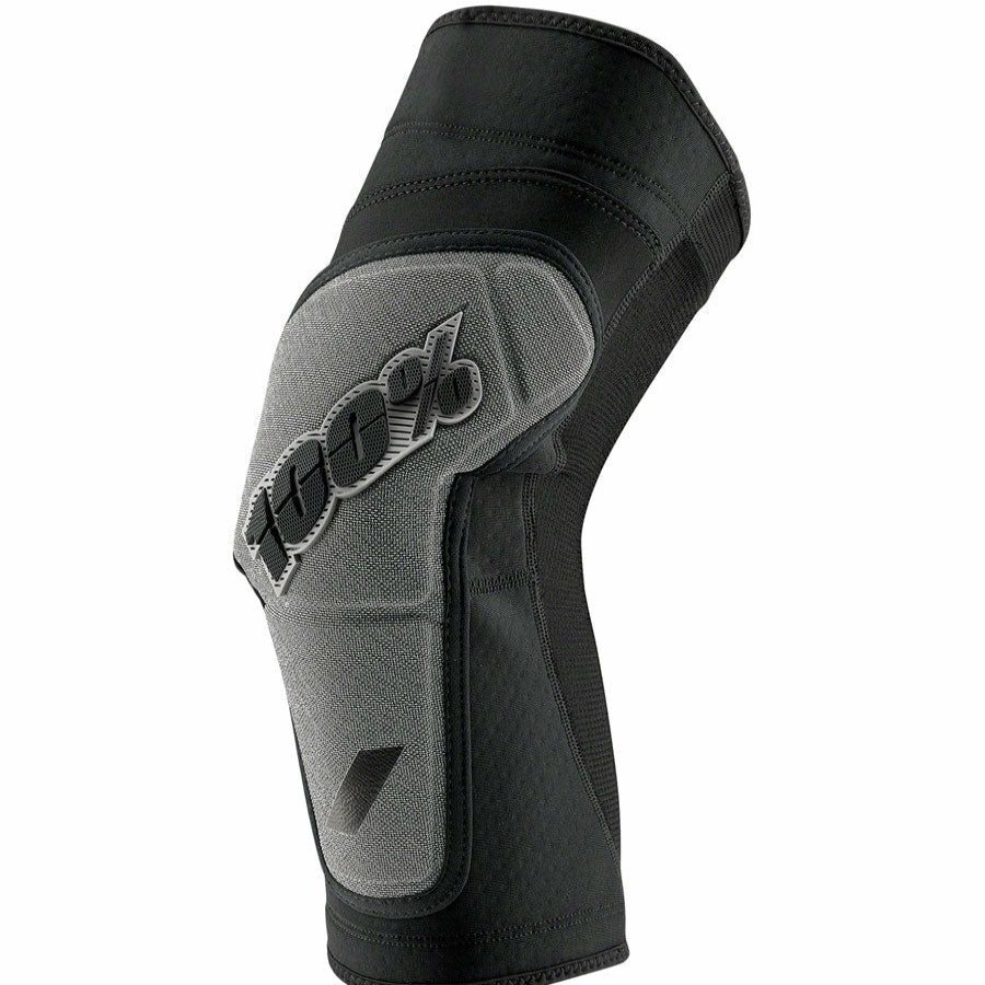 Bike Pads & Protection * | Radiant Model 100% Ridecamp Mountain Bike Knee Guards Black/Gray