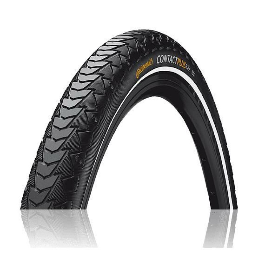 Bike Tires & Tubes * | Top Sell Continental Contact Plus Wire Bead E-Bike Road Tire 700 X 37C