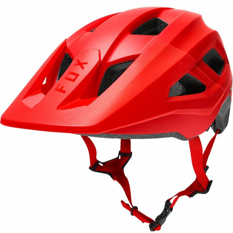 Bike Helmets * | Online Fox Racing Youth Mainframe Mountain Bike Helmet Red