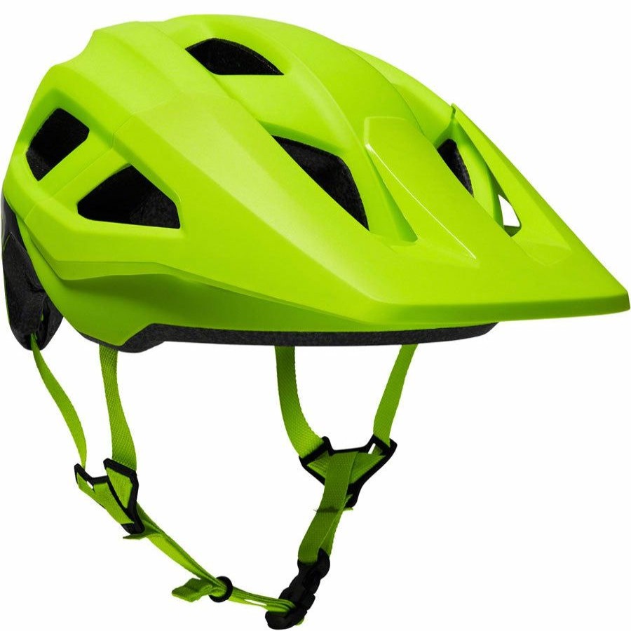 Bike Helmets * | Premium Product Fox Racing Youth Mainframe Mountain Bike Helmet Yellow