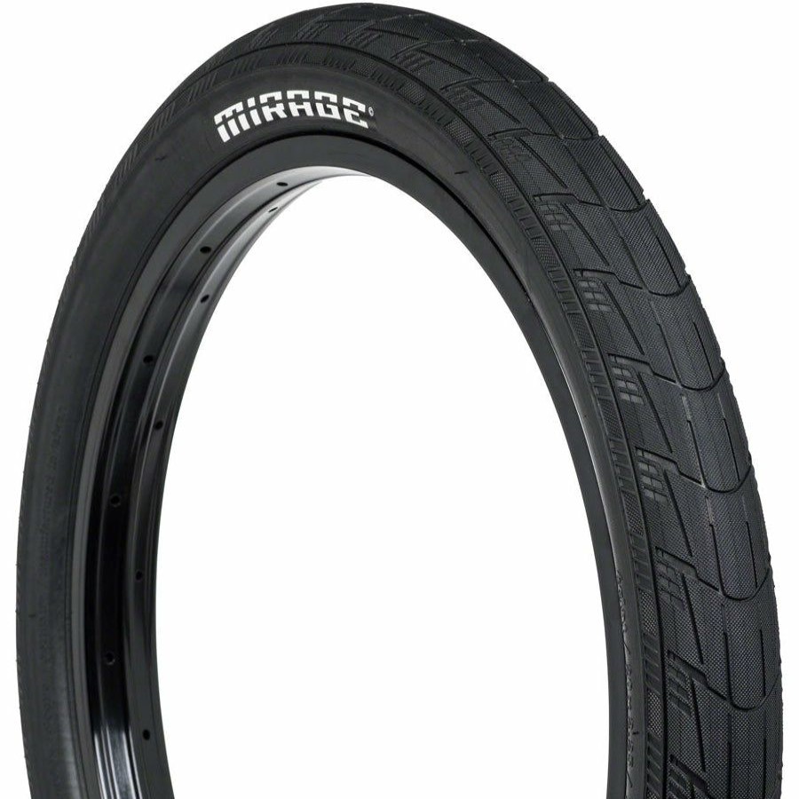 Bike Tires & Tubes * | Premium Product Eclat Mirage Bmx Bike Tire 20 X 2.45, Clincher, Folding, Black, 110Tpi