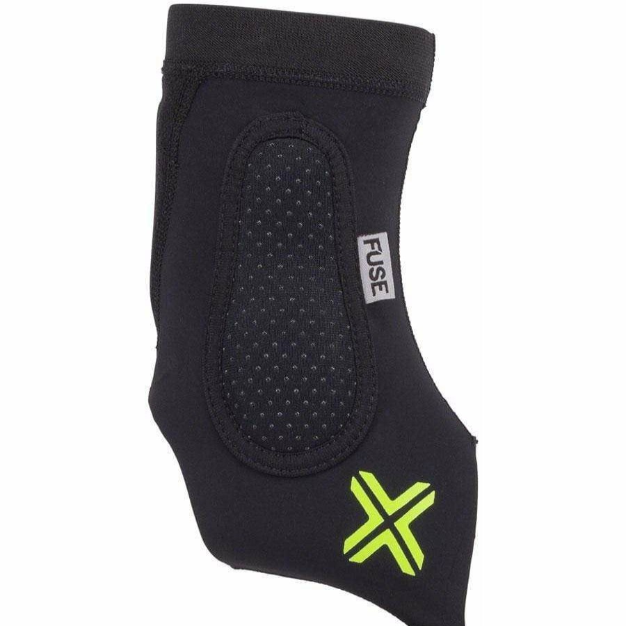 Bike Pads & Protection * | At Discount Prices Fuse Protection Omega Bike Ankle Protector Black/Neon Yellow