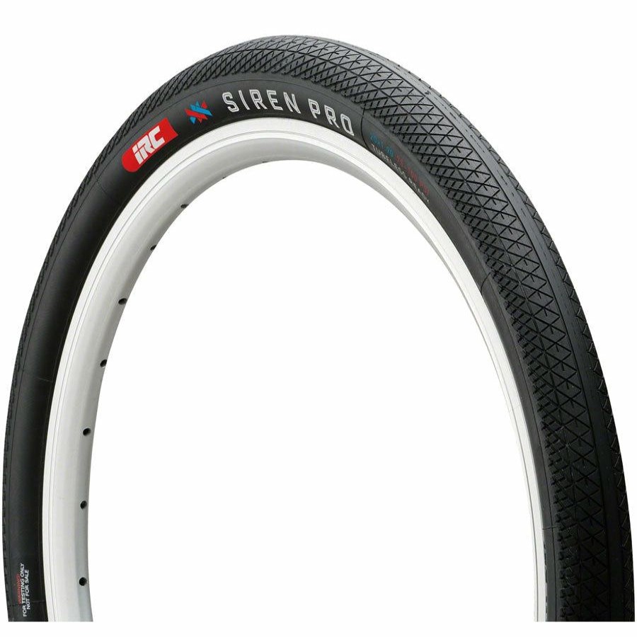 Bike Tires & Tubes * | Sale Irc Tires Siren Pro Bmx Bike Tire 20 X 1.75, Tubeless, Folding, Black, 120Tpi