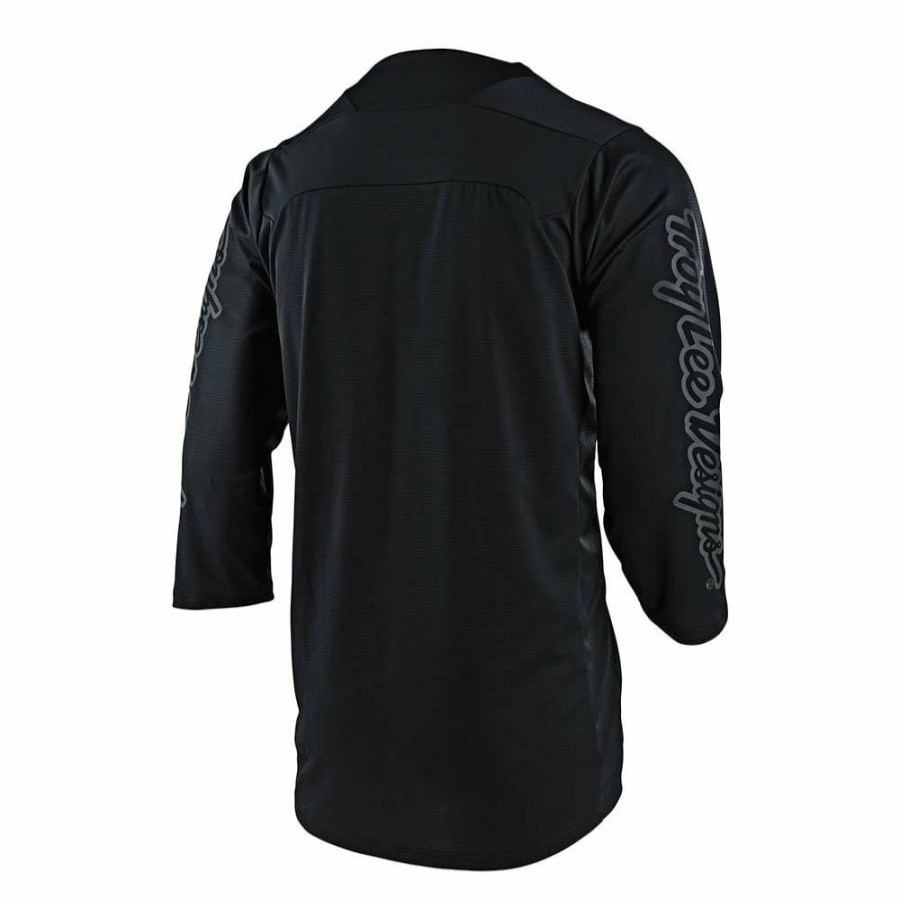 Bike Jerseys * | Sale Troy Lee Ruckus 3/4 Mountain Bike Jersey Black