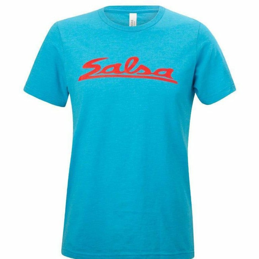 Bike Jerseys * | Top Sell Salsa Blue Skies Tee Men'S, Blue