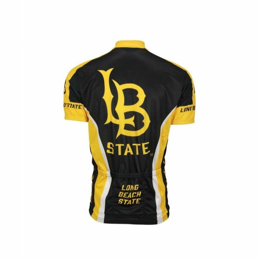 Bike Jerseys * | New Products College Apparel Men'S Cal State Long Beach Road Bike Jersey