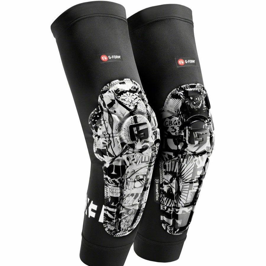 Bike Pads & Protection * | Radiant Model G-Form Pro-X3 Mountain Bike Elbow Guard Black/White