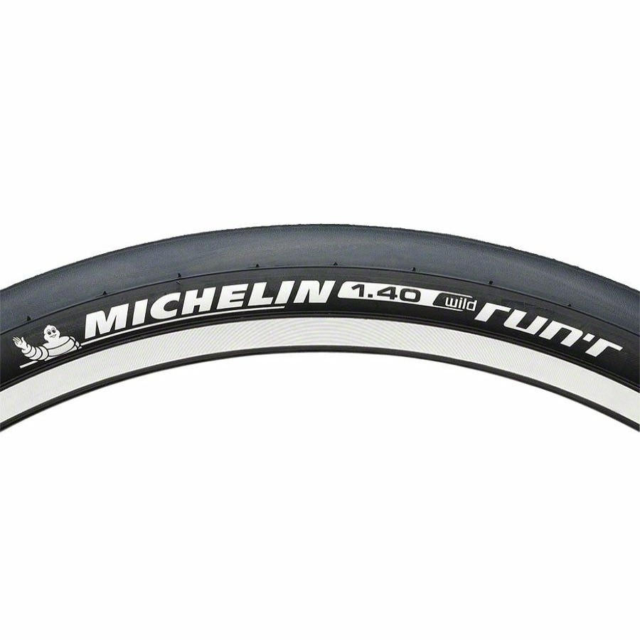 Bike Tires & Tubes * | Premium Product Michelin Wild Run'R Road Bike Tire 26 X 1.4, Clincher, Wire, Black