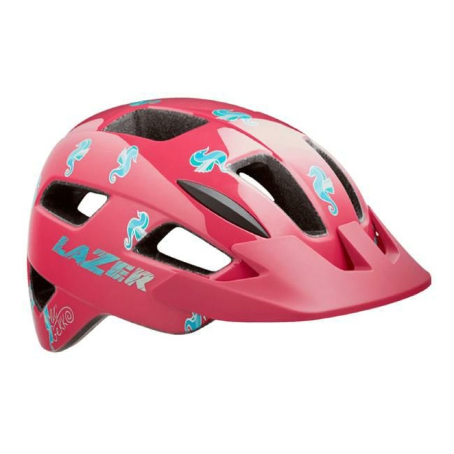 Bike Helmets * | High Quality Lazer Lil Gekko Mips Kids Bike Helmet Pink Sea Pony