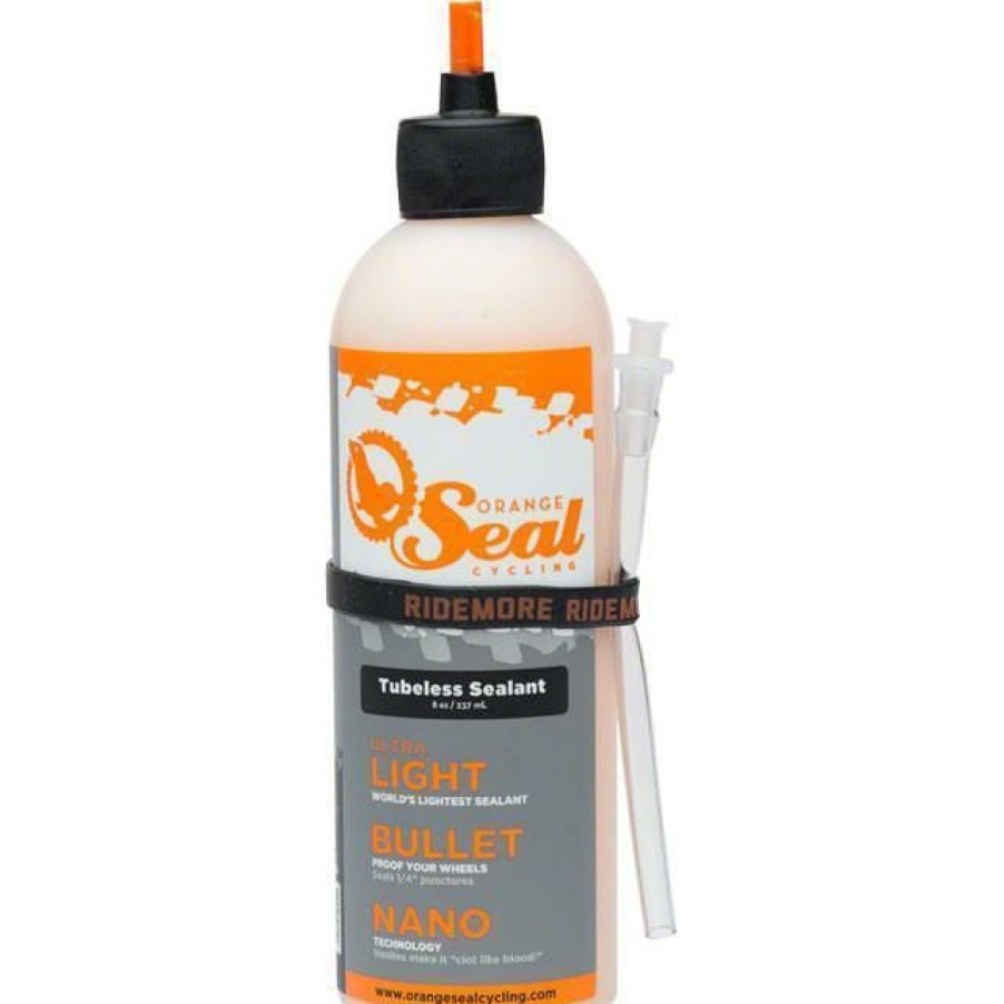 Bike Tubes & Accessories * | Nice Style Orange Seal 8Oz Tire Sealant With Twist Lock Applicator