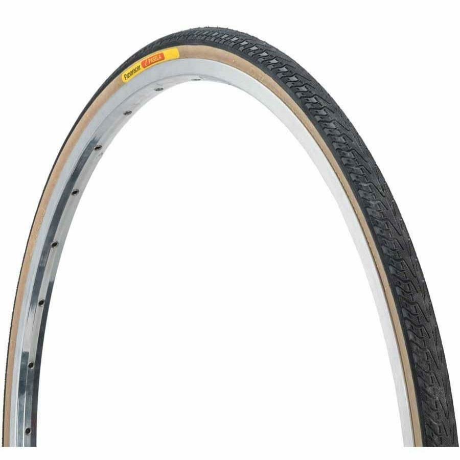 Bike Tires & Tubes * | Premium Product Panaracer Pasela 27 1-1/4 Bike Tire Black/Tan Steel