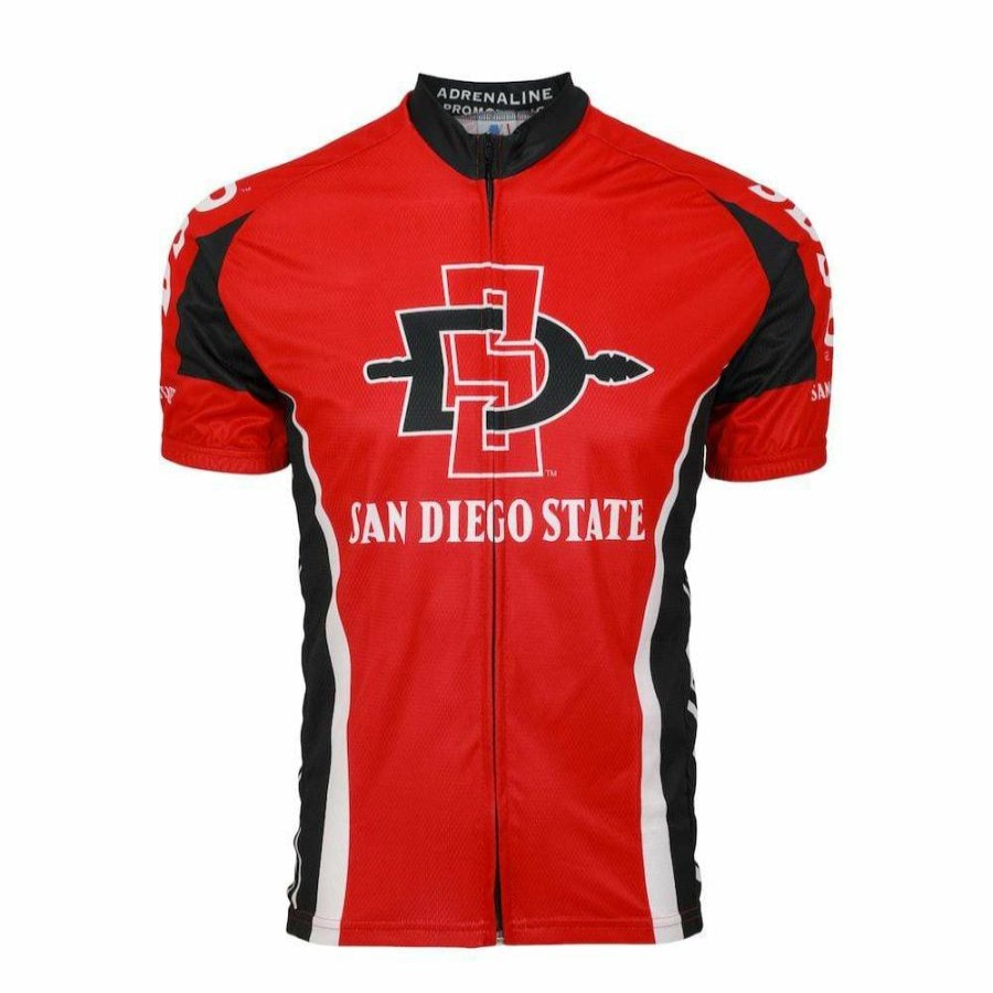 Bike Jerseys * | Hot Selling College Apparel Men'S San Diego State University Bike Jersey