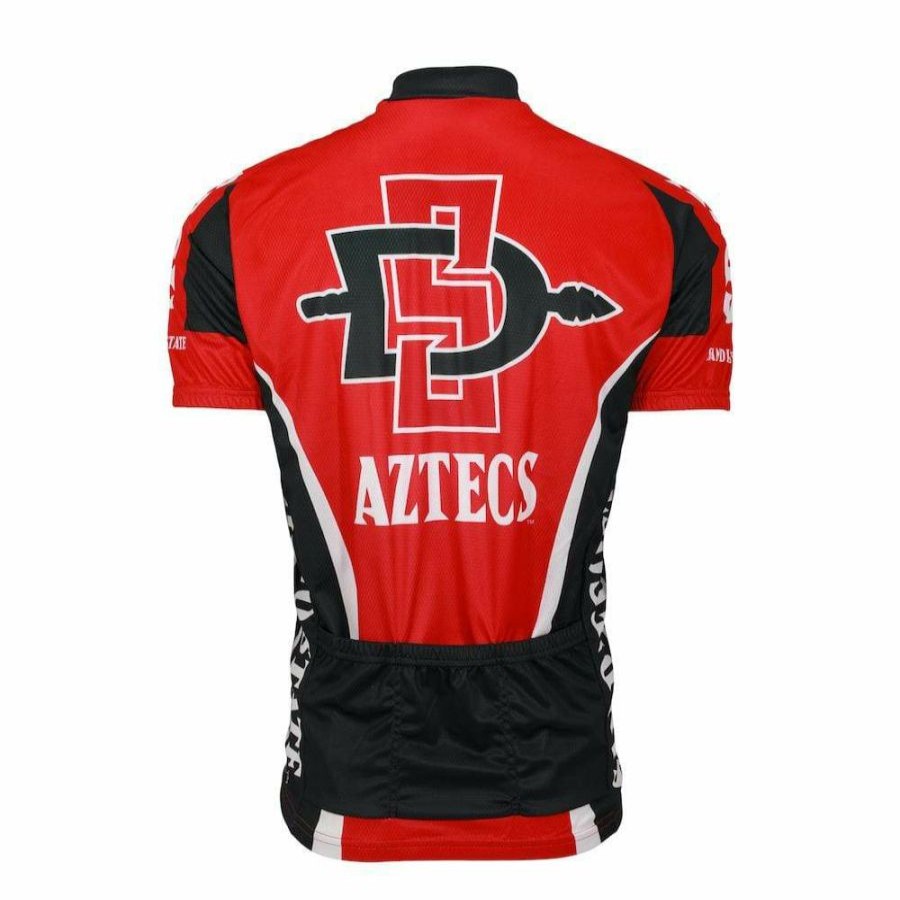 Bike Jerseys * | Hot Selling College Apparel Men'S San Diego State University Bike Jersey