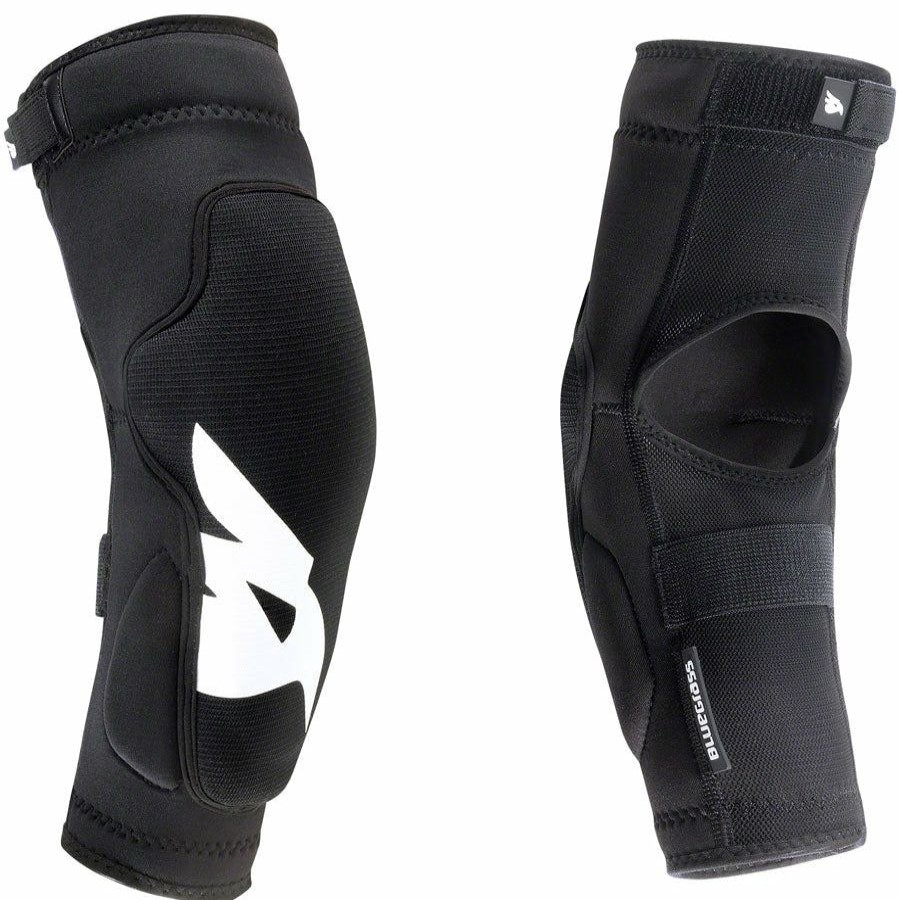 Bike Pads & Protection * | Trend Model Bluegrass Solid Mountain Bike Elbow Sleeves Black