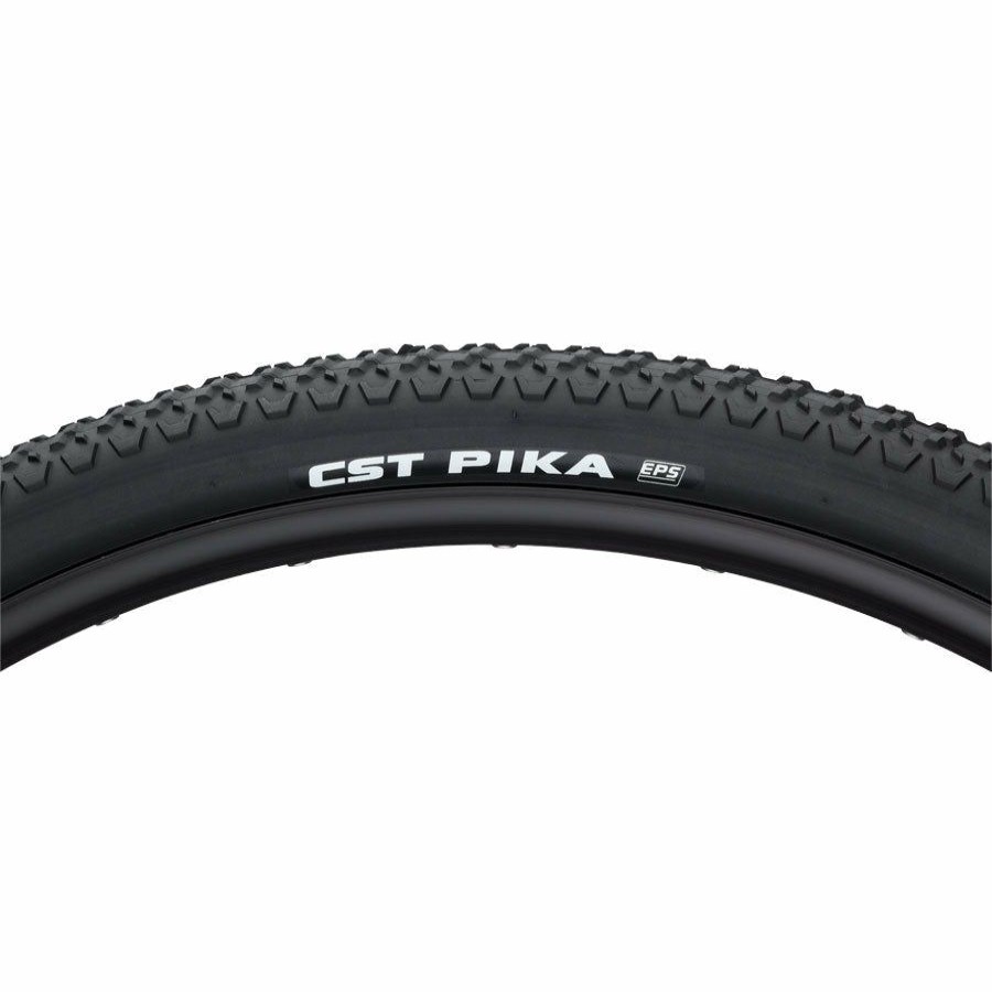 Bike Tires & Tubes * | At Discount Prices Cst Pika Gravel Bike Tire 700 X 38, Clincher, Wire, Black, Dual Compound, Eps Puncture Protection