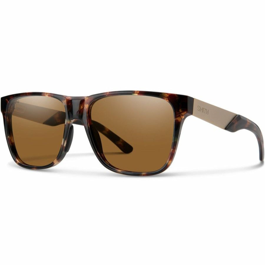 Bike Gloves * | At Discount Prices Smith Lowdown Steel Sunglasses Dark Tortoise Chromapop Polarized Brown