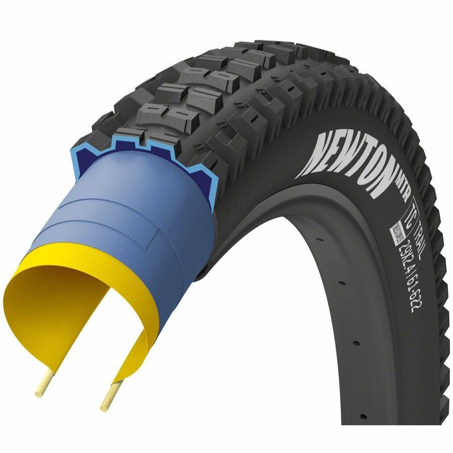 Mountain Bike Tire * | Top Sell Goodyear Newton Mtr Mountain Bike Tire 29 X 2.4 , Tubeless, Folding, Black, Trail