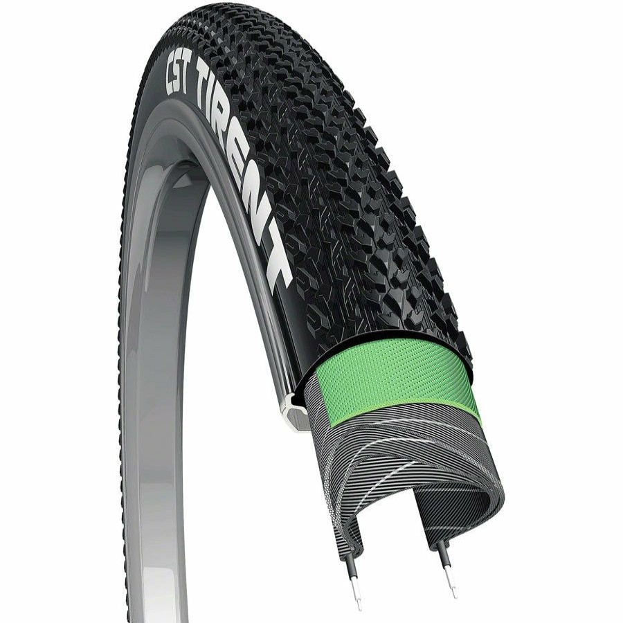 Bike Tires & Tubes * | Online Sales Cst Tirent Gravel Bike Tire 700 X 40, Clincher, Folding, Black, Eps Puncture Protection