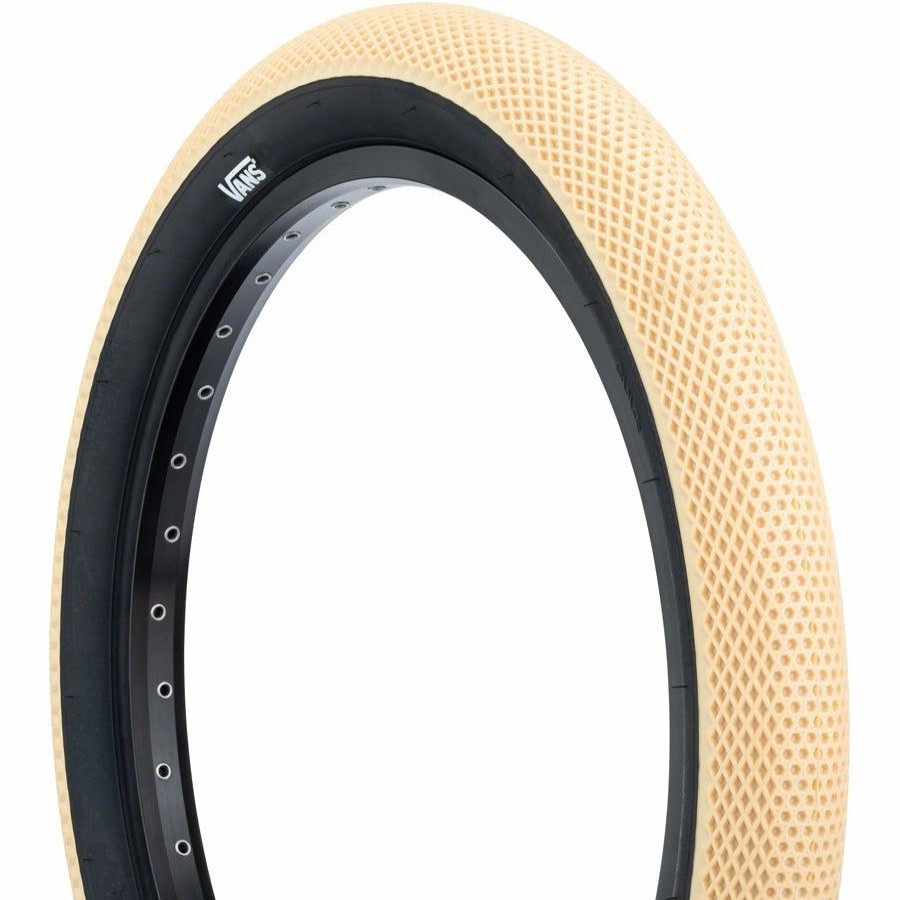 Bike Tires & Tubes * | Good Quality Cult X Vans Bmx Bike Tire 26 X 2.1, Clincher, Wire, Cream/Black