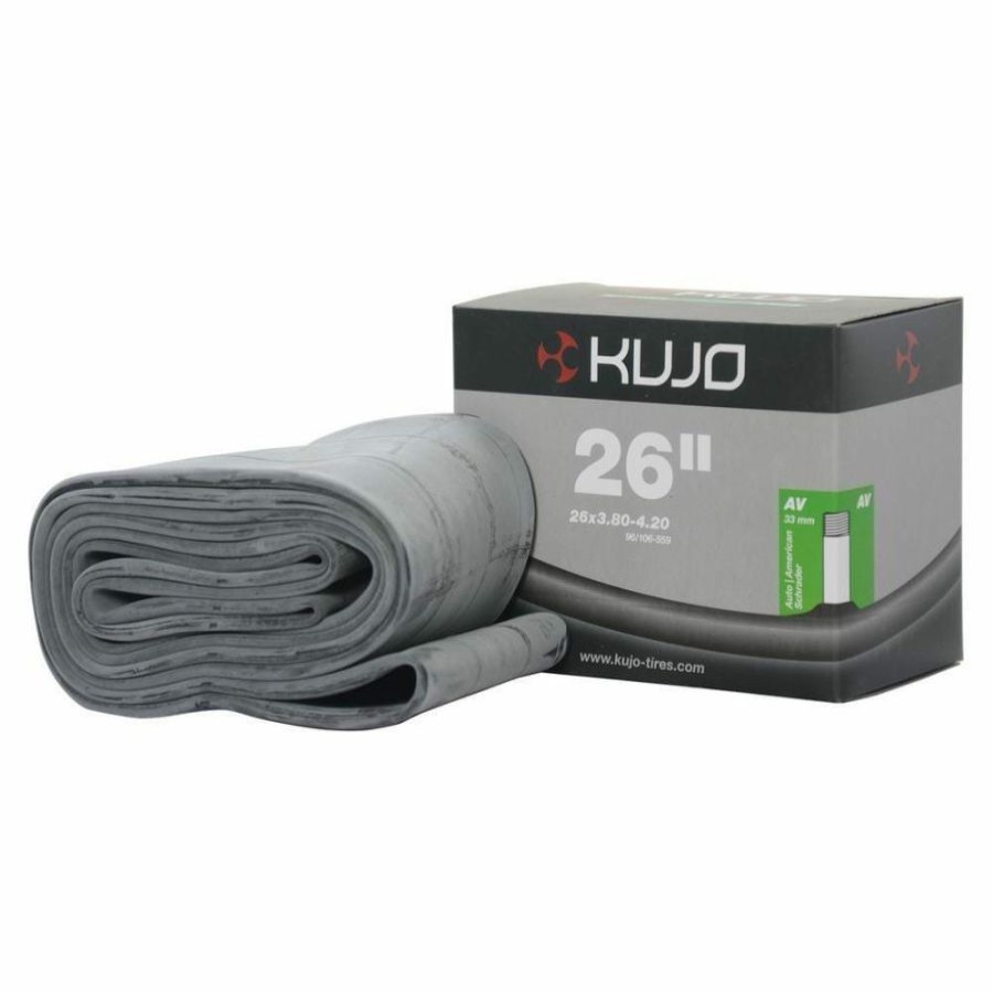 Bike Tubes & Accessories * | Premium Product Kujo 26 Schrader Valve Bike Tube 33Mm 26 X 1.7-2.1