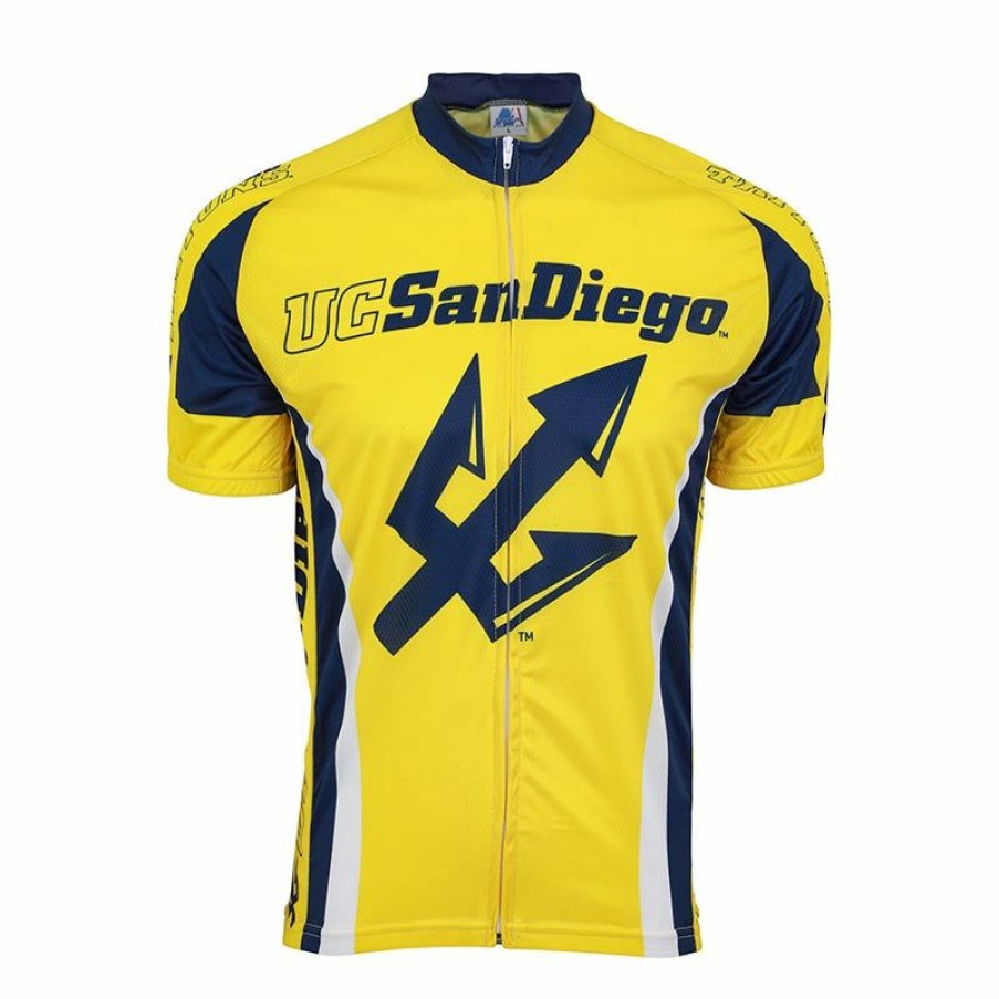 Bike Jerseys * | New Products College Apparel Men'S Ucsd Road Bike Jersey