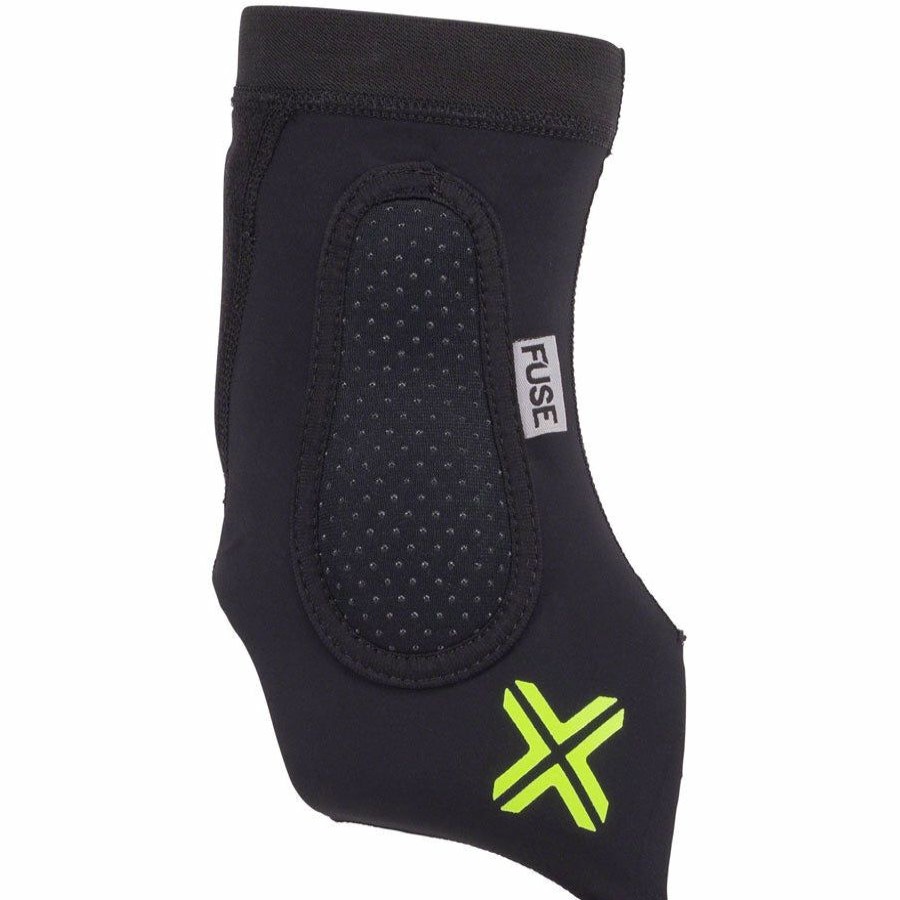 Bike Pads & Protection * | Nice Style Fuse Protection Omega Mountain Bike Ankle Protector Black