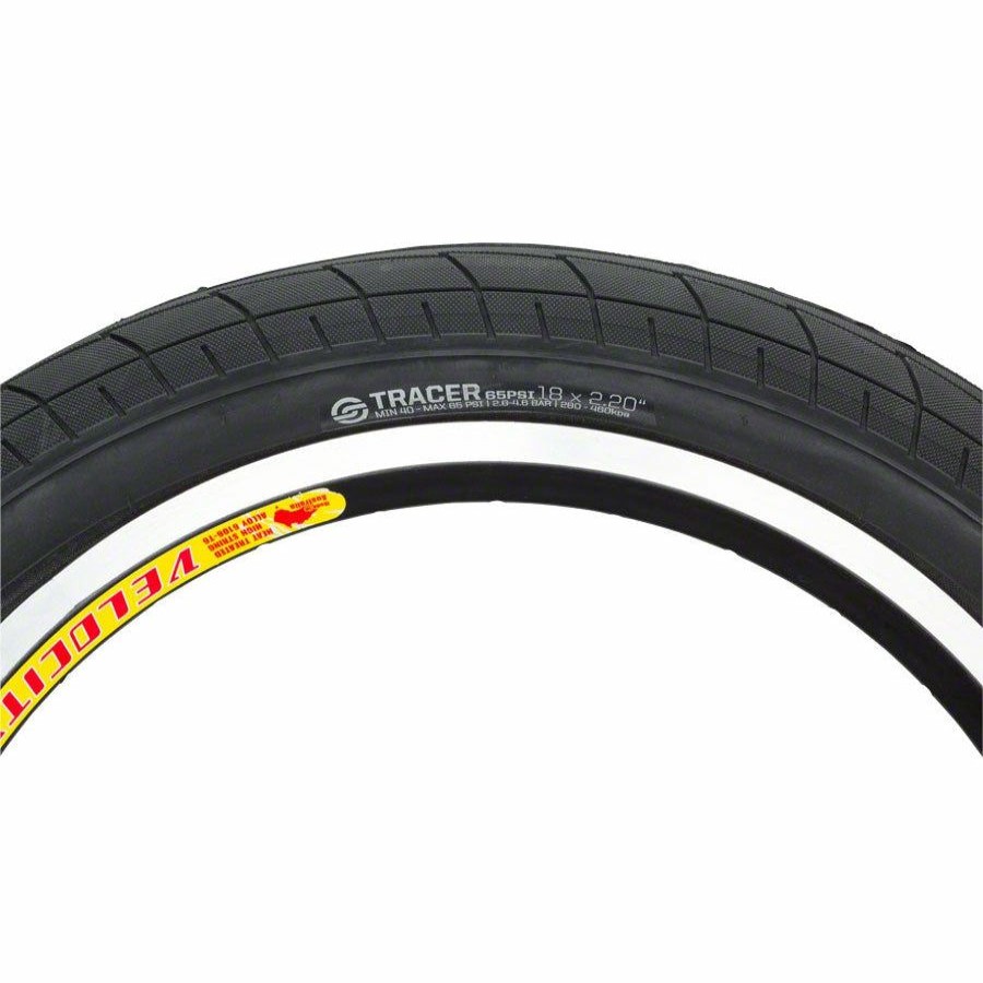 Bike Tires & Tubes * | Good Quality Salt Salt Tracer Bmx Bike Tire 18 X 2.2, Clincher, Wire, Black