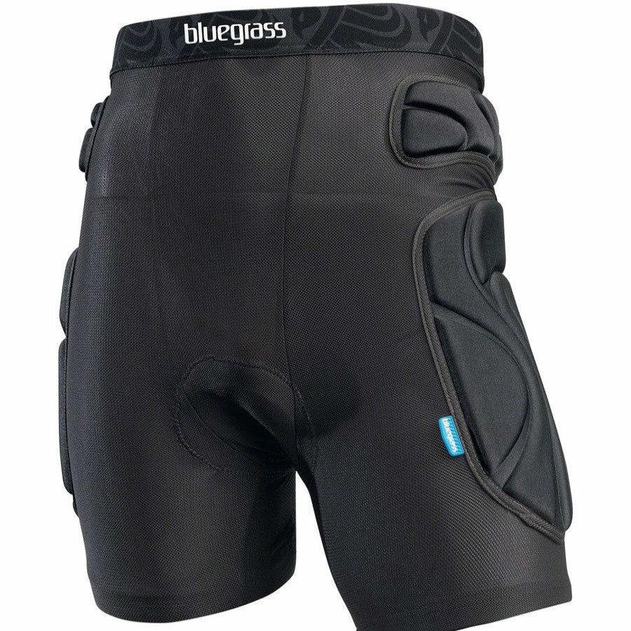 Bike Pads & Protection * | Trend Model Bluegrass Wolverine Mountain Bike Protective Shorts Black