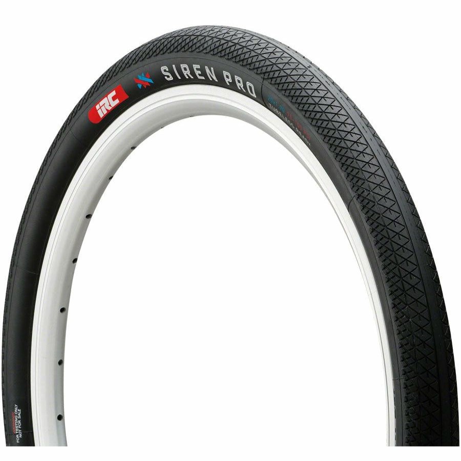 Bike Tires & Tubes * | Top Sell Irc Tires Siren Pro Bmx Bike Tire 20 X 1.9, Tubeless, Folding, Black, 120Tpi