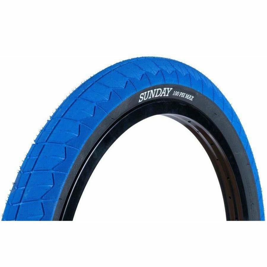 Bike Tires & Tubes * | High Quality Sunday Sunday Current V2 Tire 20 X 2.4, Clincher, Wire, Blue/Black