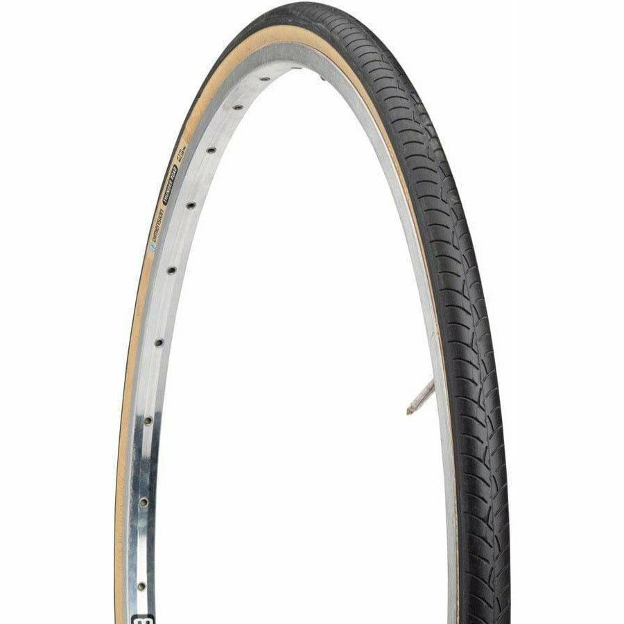 Bike Tires & Tubes * | Classical Style Dimension Thunder Road Tire 27 X 1-1/4 , Clincher, Wire/Tan, 33Tpi