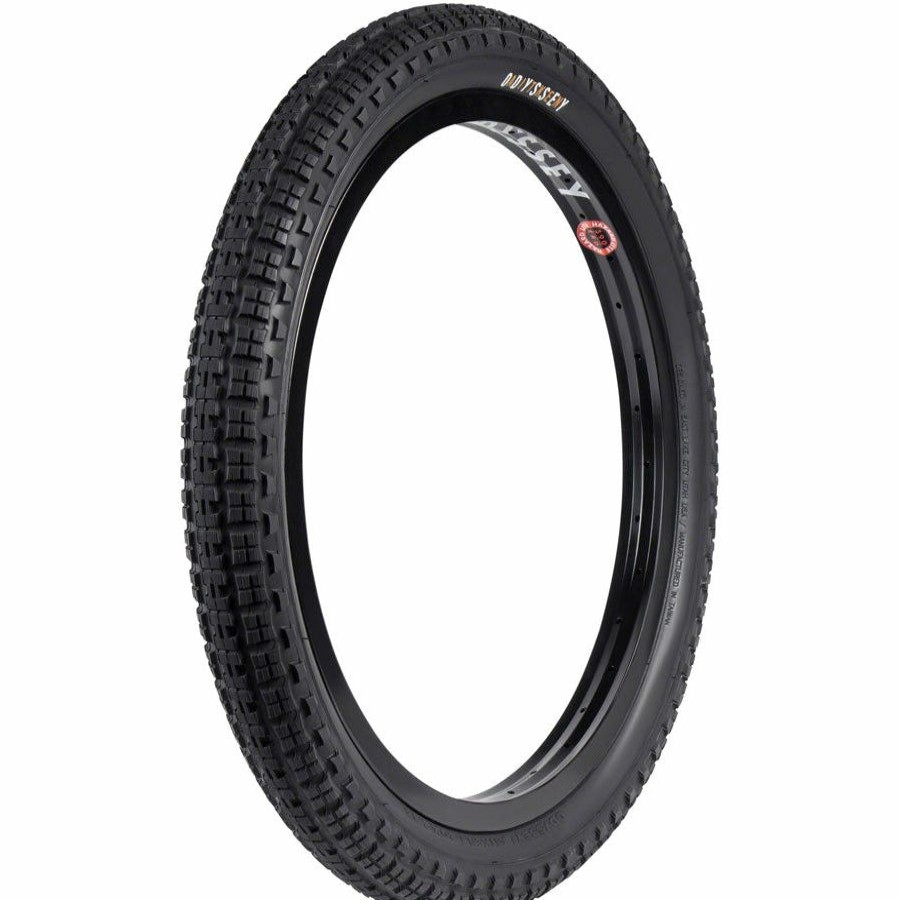 Bike Tires & Tubes * | Radiant Model Odyssey Aitken Knobby Bmx Bike Tire 20 X 2.35, Clincher, Wire, Black